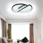 LED LED Vector Arcus, Semicircles, 35W, Metallic, Wasable, κρύο/ζεστό/ουδέτερο φως, μαύρο, ελάχιστο σχέδιο