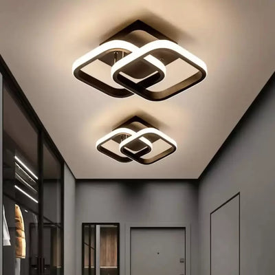 LED LED Vertex Matrix Επικεφαλής Rhombus, 44W, 2 ρομβοειδείς, κρύο/ζεστό/ουδέτερο φως, μαύρο
