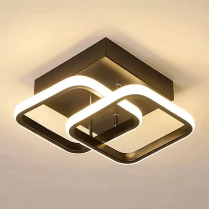 LED LED Vertex Matrix Επικεφαλής Rhombus, 44W, 2 ρομβοειδείς, κρύο/ζεστό/ουδέτερο φως, μαύρο