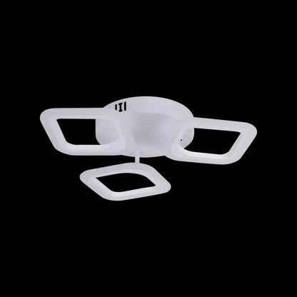 LED LED Erika, 24W, 3 τετράγωνα, ουδέτερο φως, λευκό