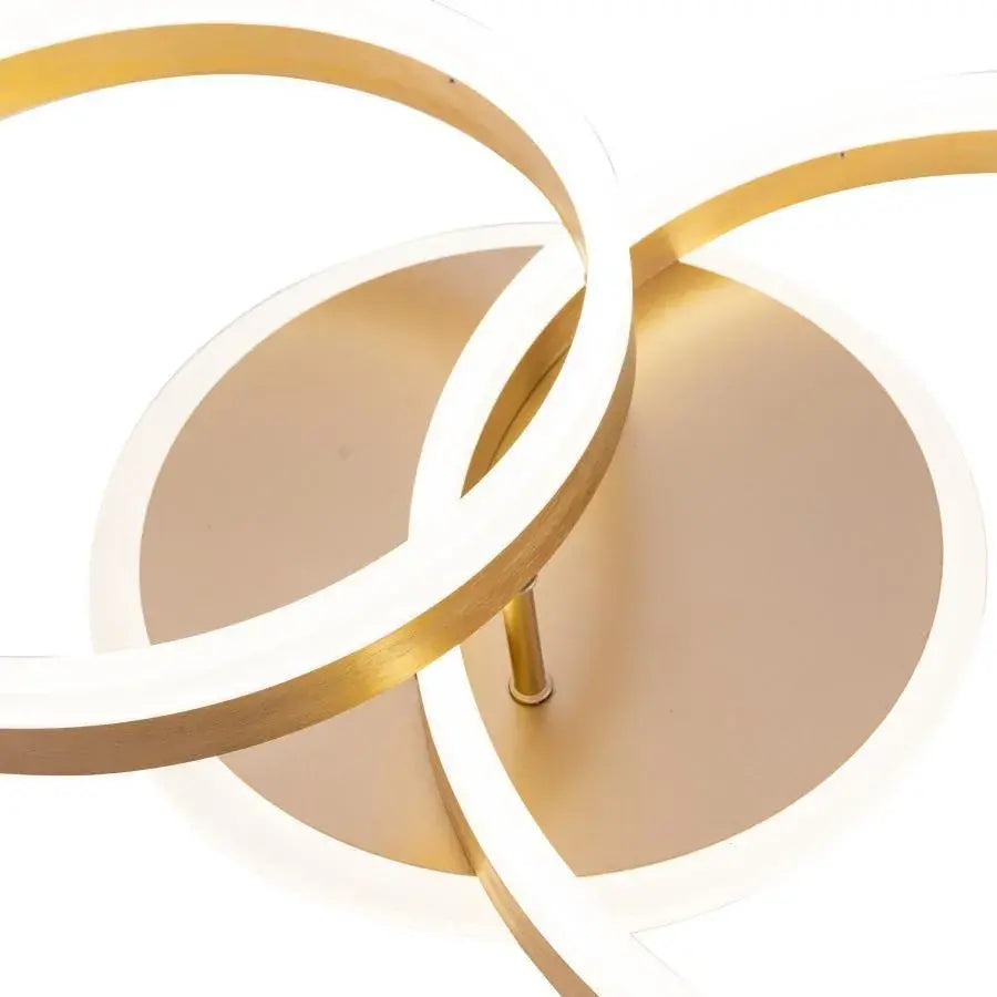 LED LED LED με τηλεχειριστήριο, 118W, Dimable, Golden