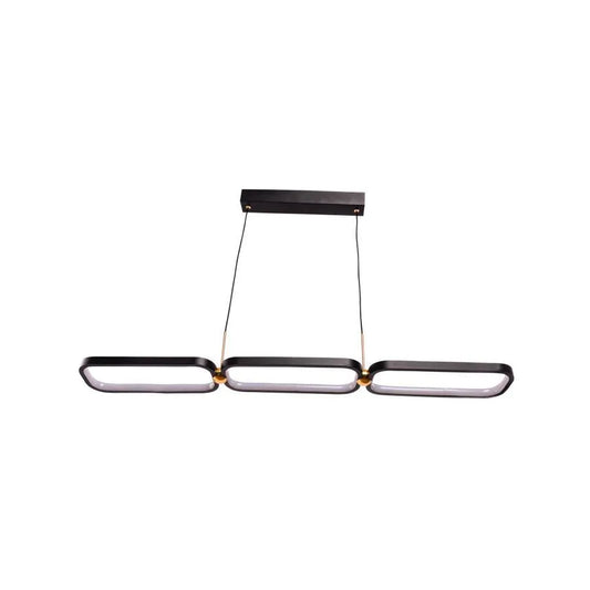 LED LED Hansa με τηλεχειριστήριο, 80W, 2,4GHz, μέταλλο, μαύρο και χρυσό