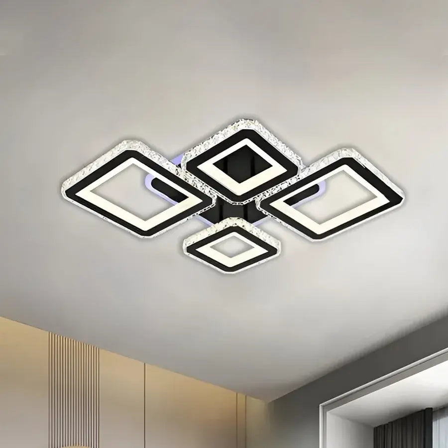 RGB LED Lust με τηλεχειριστήριο Quadris, 78W, 4 τετραγωνικά