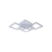 RGB LED Lust με τηλεχειριστήριο Quadris, 240W, 6 τετράγωνα, κρύο/ζεστό/ουδέτερο φως, Daisy, White