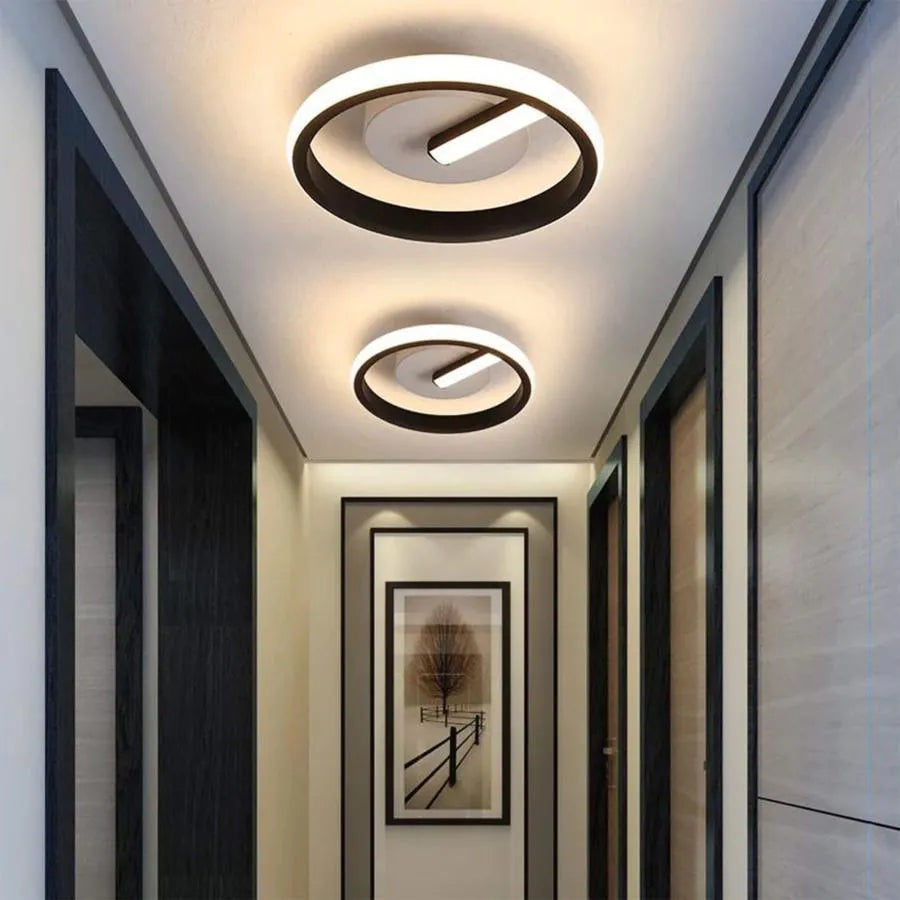 LED LED Victoria, 16W, κρύο/ζεστό/ουδέτερο φως, μαύρο