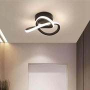 LED LED ροή κορυφής, 24W, κυματιστό, κρύο/ζεστό/ουδέτερο φως, μαύρο