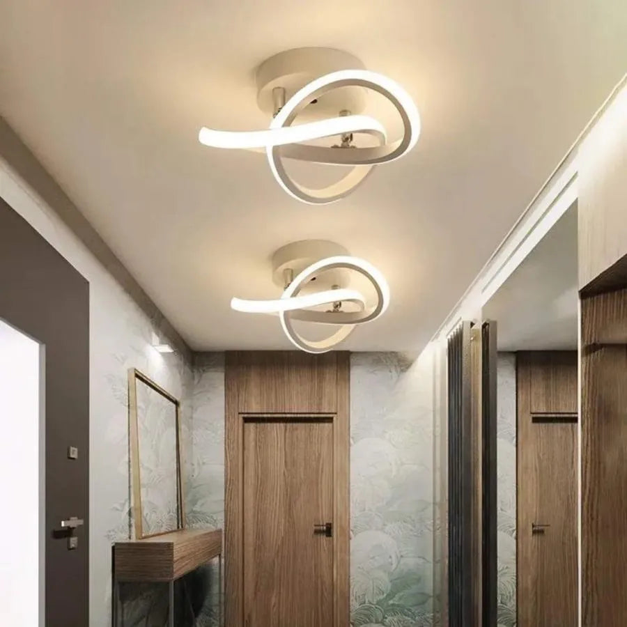 LED LED ροή κορυφής, 24W, κυματιστό, κρύο/ζεστό/ουδέτερο φως, λευκό