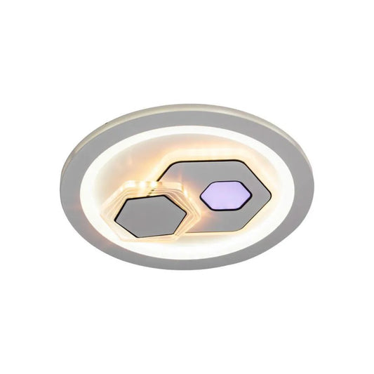 LED LED Kathleen, 16W, Hot/Neutral Light/RGB, White