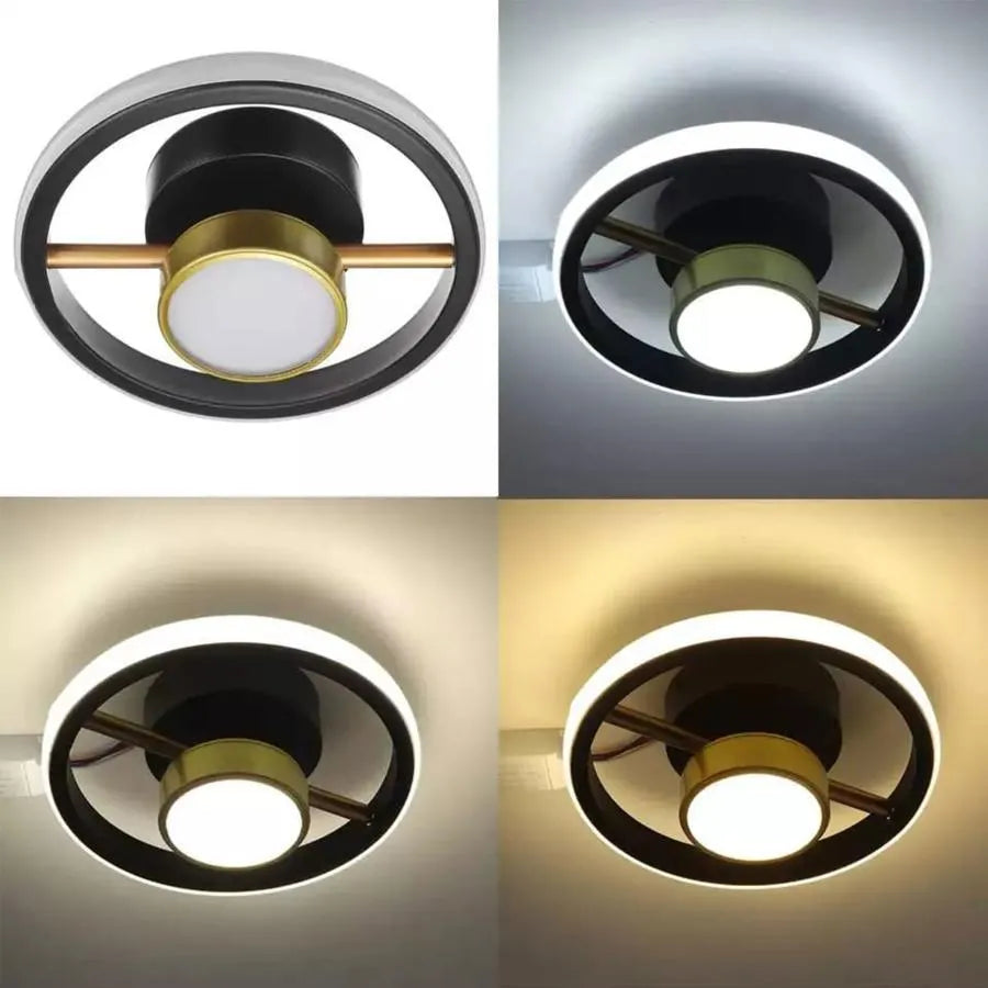 LED LED Keiko, 46W, 2,4GHz, ακρυλικό, μαύρο