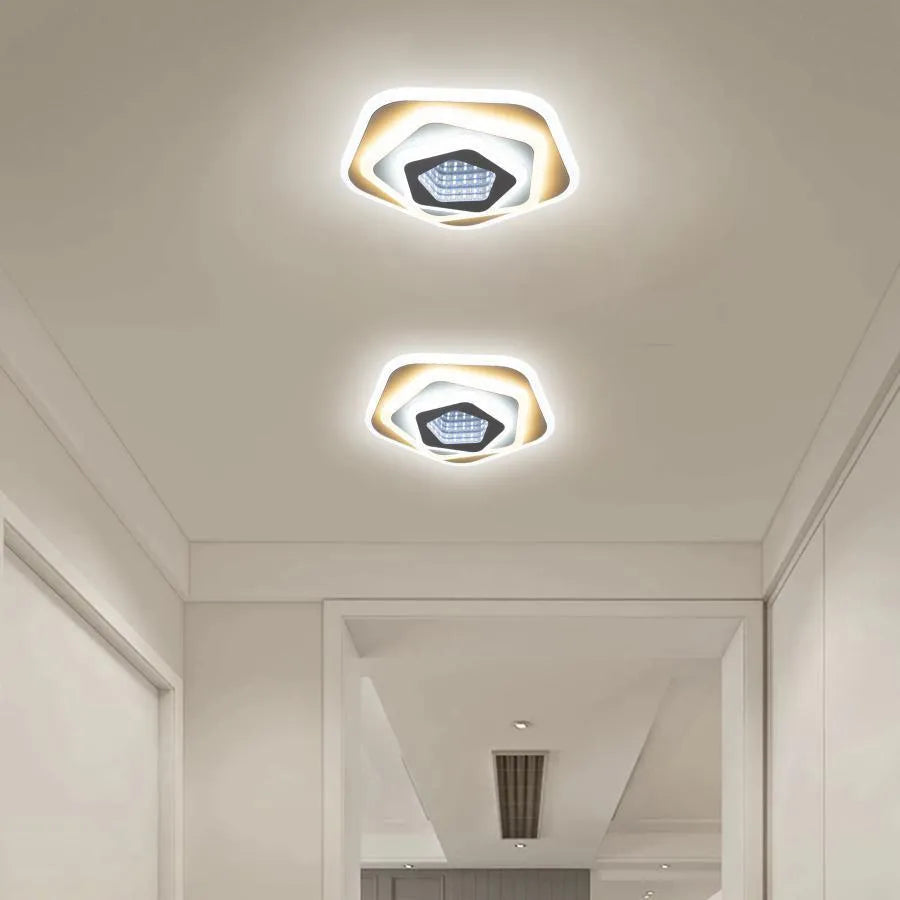 LED LED Nexa Pentagon 3D, 36W, White, για αίθουσα/διάδρομο