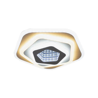 LED LED Nexa Pentagon 3D, 36W, White, για αίθουσα/διάδρομο