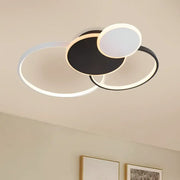 LED LED Libra Lust με τηλεχειριστήριο, 120W, λευκό με μαύρο, ακρυλικό, μαργαρίτα