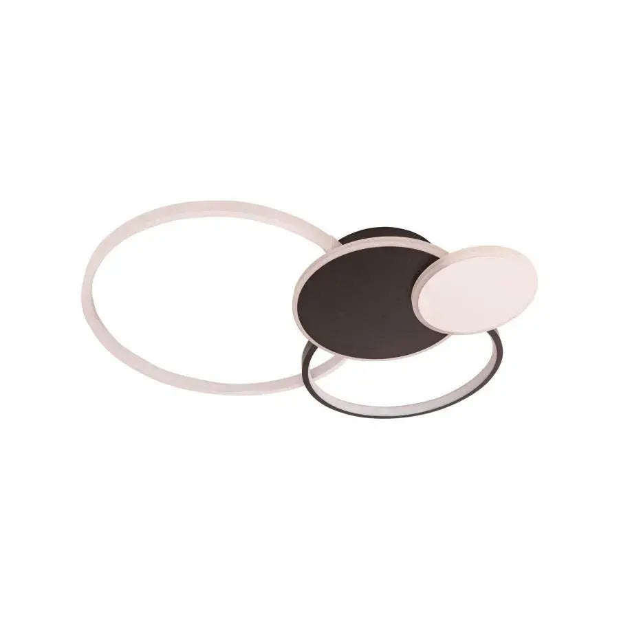 LED LED Libra Lust με τηλεχειριστήριο, 120W, λευκό με μαύρο, ακρυλικό, μαργαρίτα
