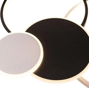 LED LED Libra Lust με τηλεχειριστήριο, 120W, λευκό με μαύρο, ακρυλικό, μαργαρίτα