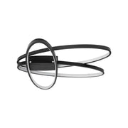 LED LED Orbit LED με τηλεχειριστήριο, 140W, κρύο/ζεστό/ουδέτερο φως, ασταθές, μαύρο