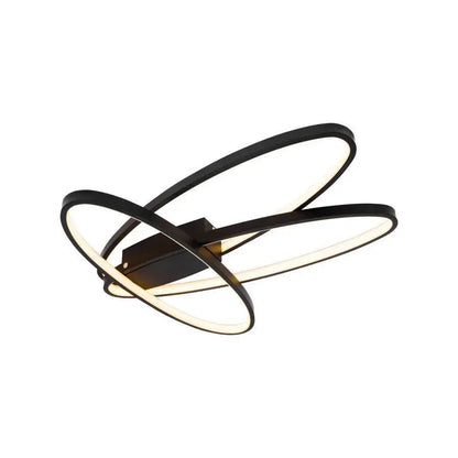 LED LED Orbit LED με τηλεχειριστήριο, 140W, κρύο/ζεστό/ουδέτερο φως, ασταθές, μαύρο