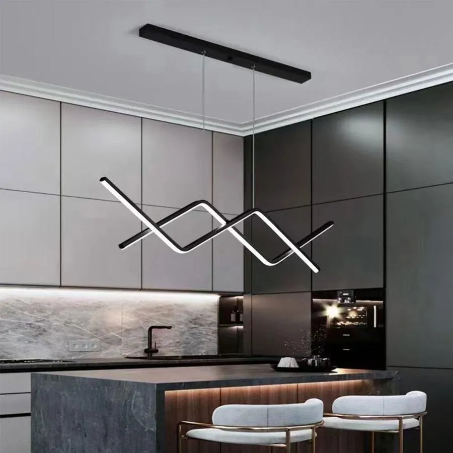 LED LED Nancy, 72W, Acrylic, Black
