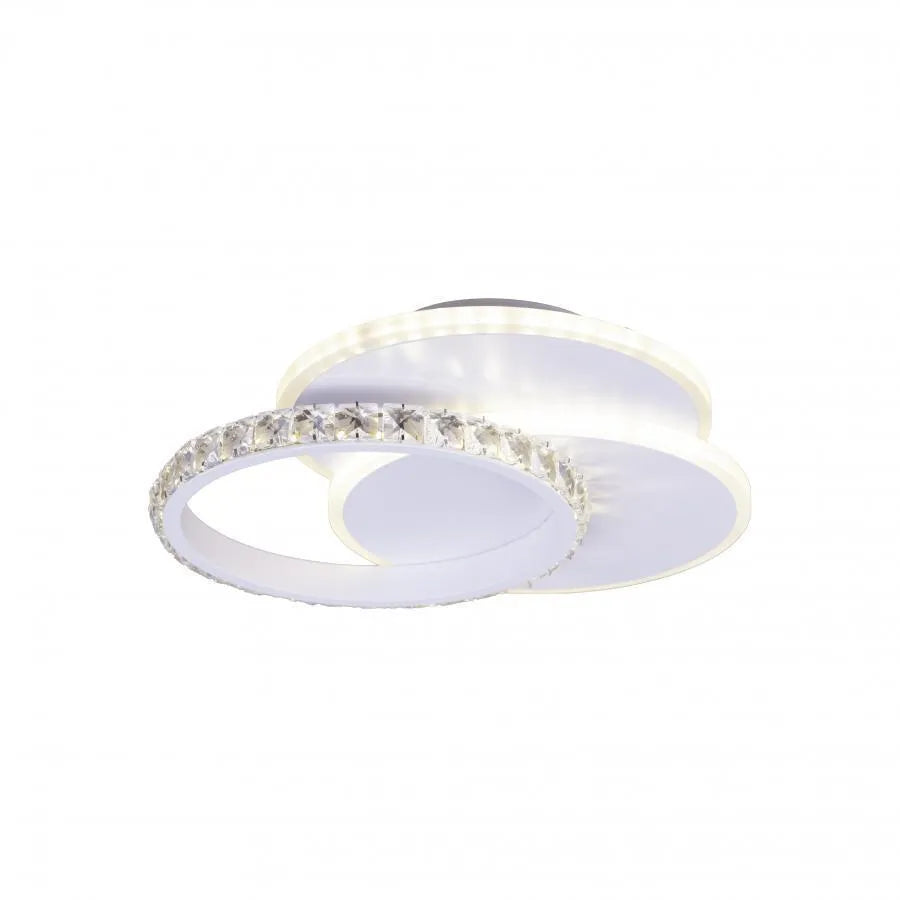 LED LED Sofia, 24W, κρύο/ζεστό/ουδέτερο φως, λευκό