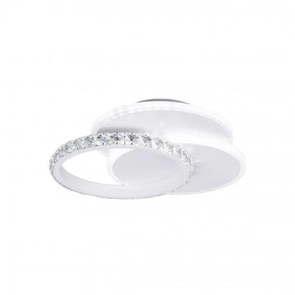 LED LED Sofia, 24W, κρύο/ζεστό/ουδέτερο φως, λευκό