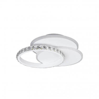 LED LED Sofia, 24W, κρύο/ζεστό/ουδέτερο φως, λευκό