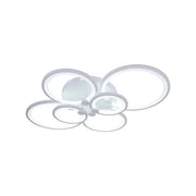 LED Lulus με Alha, 168W, Dimable, Acrylic, White Remote Control