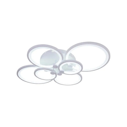 LED Lulus με Alha, 168W, Dimable, Acrylic, White Remote Control