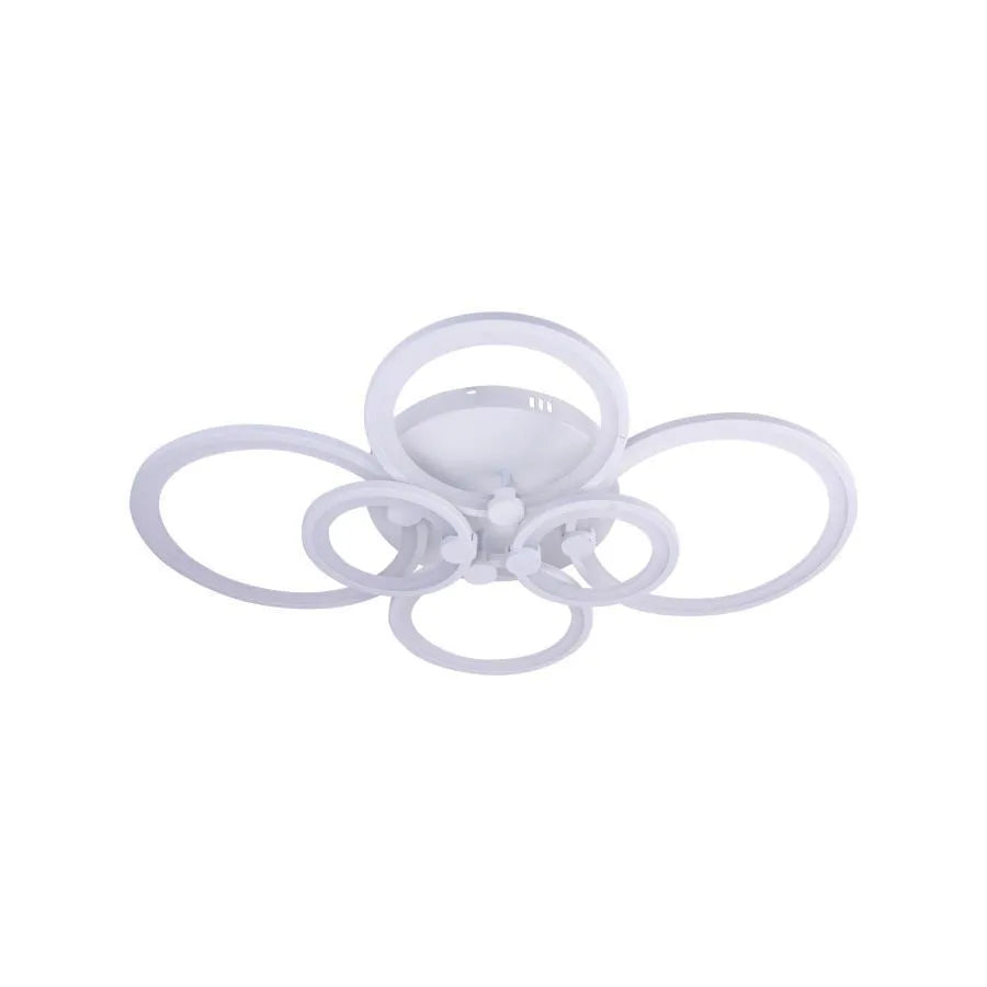 LED Lulus με Alha, 168W, Dimable, Acrylic, White Remote Control