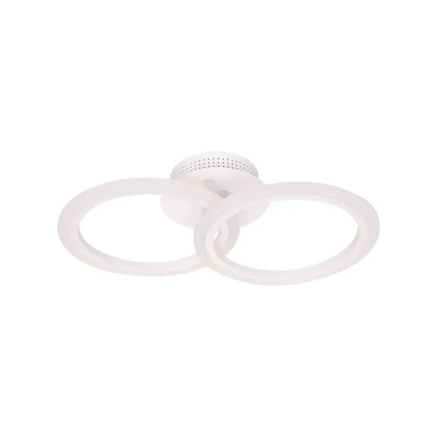LED πολυέλαιος με τηλεχειριστήριο Betty, 28W, 2 κύκλοι, κρύο/ζεστό/ουδέτερο φως, ασταθές, λευκό