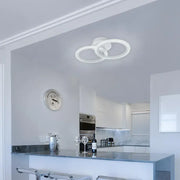 LED πολυέλαιος με τηλεχειριστήριο Betty, 28W, 2 κύκλοι, κρύο/ζεστό/ουδέτερο φως, ασταθές, λευκό