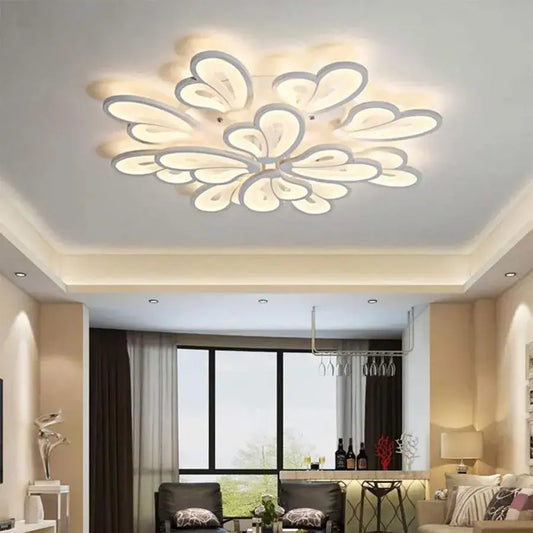 LED Lust με Grand Remote Control Blossom, 143W, 12 πέταλα, κρύο/ζεστό/ουδέτερο φως, ασταθές, λευκό