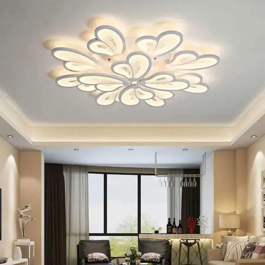 LED Lust με Grand Remote Control Blossom, 143W, 12 πέταλα, κρύο/ζεστό/ουδέτερο φως, ασταθές, λευκό