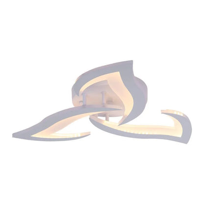 LED Lust με τηλεχειριστήριο Lotus, 48W, 3 πέταλα, κρύο/ζεστό/ουδέτερο φως, ασταθές, λευκό
