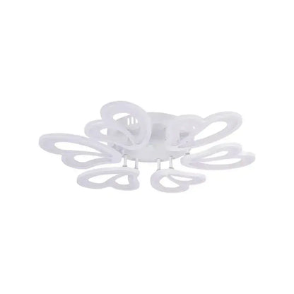 LED λαγνεία με τηλεχειριστήριο Blossom, 72W, 6 πέταλα, κρύο/ζεστό/ουδέτερο φως, ασταθές, λευκό