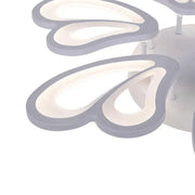 LED λαγνεία με τηλεχειριστήριο Blossom, 72W, 6 πέταλα, κρύο/ζεστό/ουδέτερο φως, ασταθές, λευκό