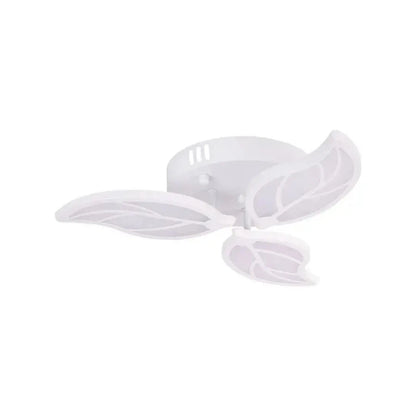 LED πολυέλαιος με τηλεχειριστήριο Laurice, 33W, 3 πέταλα, κρύο/ζεστό/ουδέτερο φως, ασταθές, λευκό