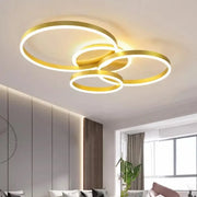 LED Lust με τηλεχειριστήριο Lyra, 100W, 3 κύκλοι, μαργαρίτα, βουρτσισμένο χρυσό, κρύο/ζεστό/ουδέτερο φως