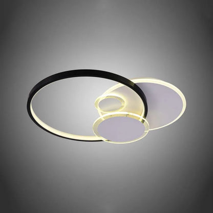 LED Lulus με Odina 96W Dimable Black Dimable Remote