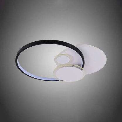 LED Lulus με Odina 96W Dimable Black Dimable Remote
