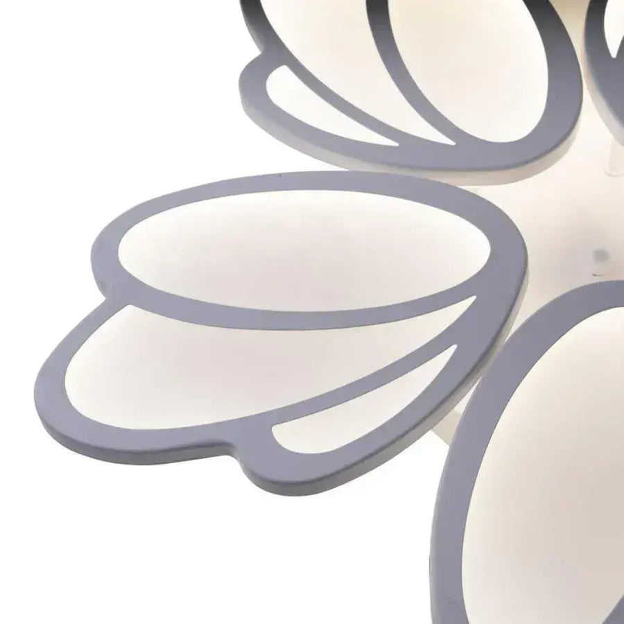 LED πολυέλαιος με τηλεχειριστήριο Tulip, 73W, 5 πέταλα, κρύο/ζεστό/ουδέτερο φως, ασταθές, λευκό