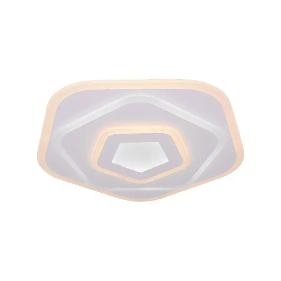 LED LUD με τηλεχειριστήριο Pentagon, 59W, κρύο/ζεστό/ουδέτερο φως, λευκό