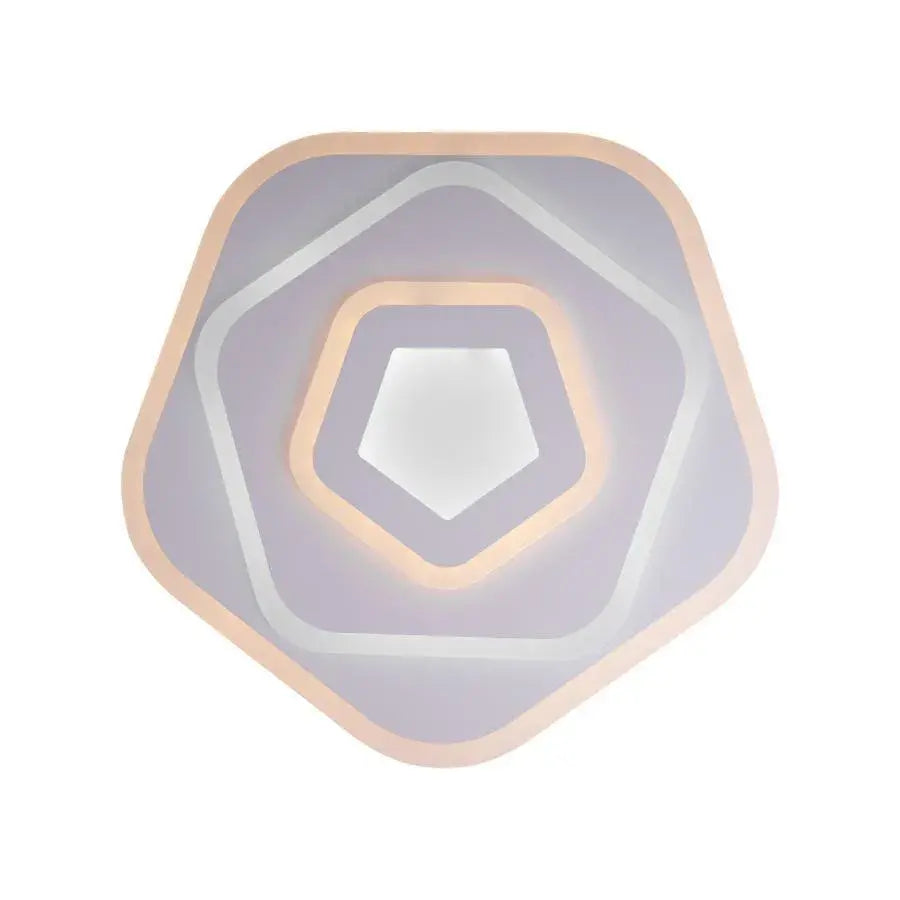 LED LUD με τηλεχειριστήριο Pentagon, 59W, κρύο/ζεστό/ουδέτερο φως, λευκό