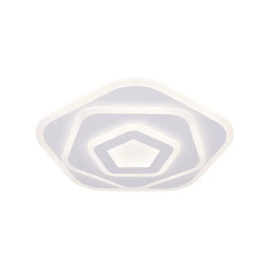LED LUD με τηλεχειριστήριο Pentagon, 59W, κρύο/ζεστό/ουδέτερο φως, λευκό