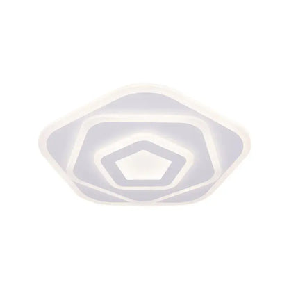 LED LUD με τηλεχειριστήριο Pentagon, 59W, κρύο/ζεστό/ουδέτερο φως, λευκό