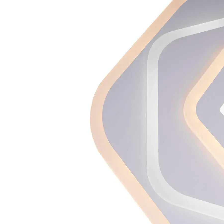 LED LUD με τηλεχειριστήριο Pentagon, 59W, κρύο/ζεστό/ουδέτερο φως, λευκό