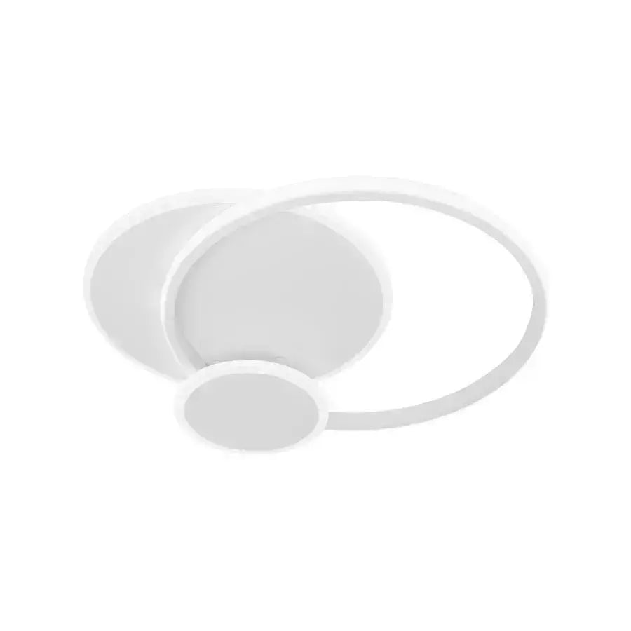 LED πολυέλαιος με τηλεχειριστήριο Silvian με 3 κύκλους 58W κρύο/ζεστό/λευκό ουδέτερο λευκό