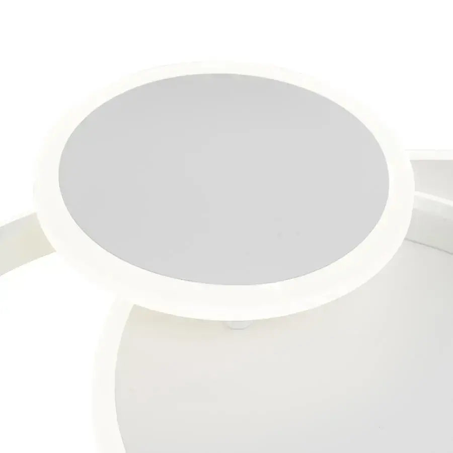 LED πολυέλαιος με τηλεχειριστήριο Silvian με 3 κύκλους 58W κρύο/ζεστό/λευκό ουδέτερο λευκό