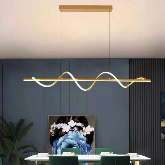 LED Lulus με χρυσό τηλεχειριστήριο Talida 80W