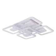 LED Lust με τηλεχειριστήριο, Felix, 5 τετράγωνα, 107W, κρύο/ζεστό/ουδέτερο φως, ασταθές, λευκό