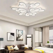 LED Lust με Grand Remote Control Blossom, 107W, 9 πέταλα, κρύο/ζεστό/ουδέτερο φως, ασταθές, λευκό