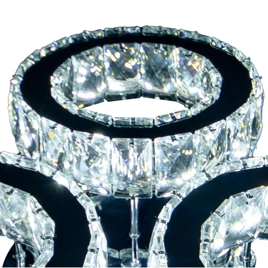 Crystal Lust LED με τηλεχειριστήριο Timothy 30W Dimable Silver